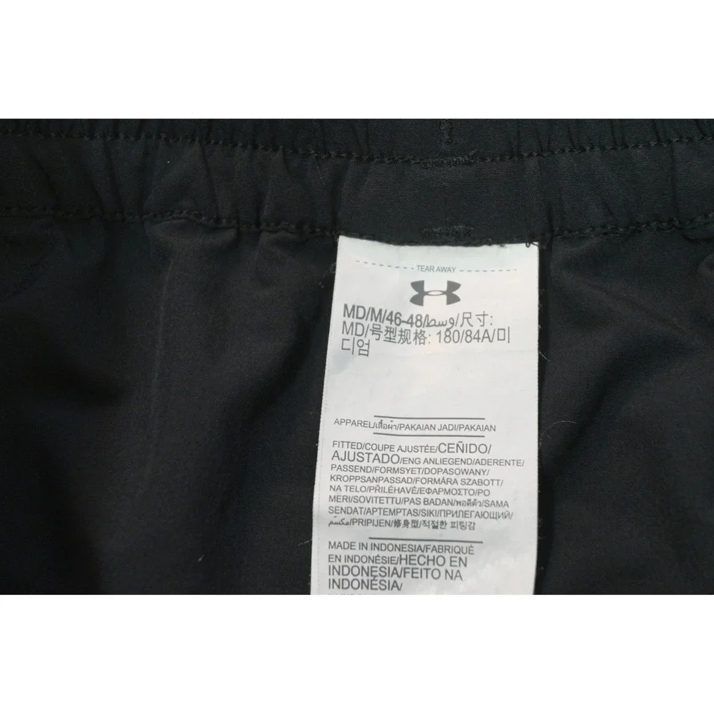 Under Armour Gore Windstopper Joggers Men Size Medium Black Athletic Track Pants